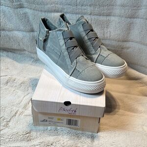 Blowfish Women's Light Gray High-Top Sneakers